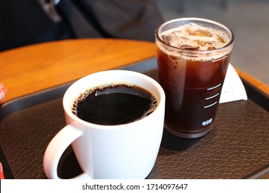 Warm Americano And Cold Americano