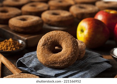 Warm Apple Cider Donuts Ready To Eat