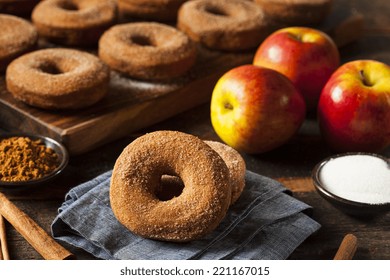 Warm Apple Cider Donuts Ready To Eat