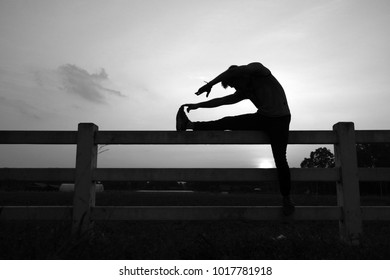 warm up before running.