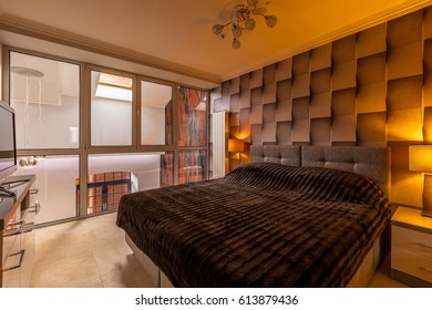 3d Wallpaper For Bed Room Wall Stock Photos Images