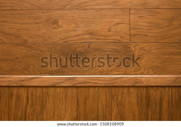 Warm Brown Wood Wall Floor Warm Royalty Free Stock Image