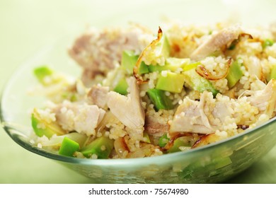 Warm Chicken Salad With Avocado And Couscous