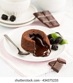 Fondant Au Chocolat High Res Stock Images Shutterstock