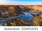 Warm early morning light in the Augrabies Falls Canyon