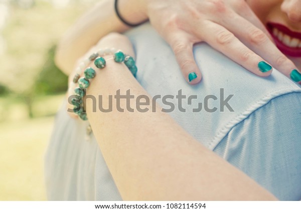 Warm Hug Beautiful Couple Lovers Cugging Stock Photo Edit Now