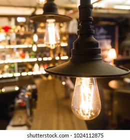 
warm interior of the bar