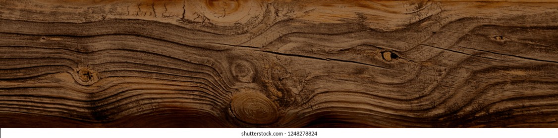 Warm Orange And Red Brown Reclaimed Wood Surface With Aged Boards Lined Up. Wooden Planks On A Wall Or Floor With Grain And Texture. Neutral Stained Vintage Wood Background.