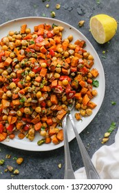 Warm Spiced Sweet Potato Salad