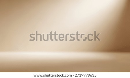 Warm Spotlight on Empty Studio Stage.