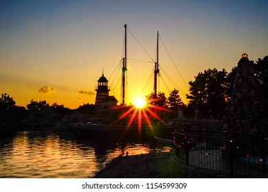 Warm Sunset view