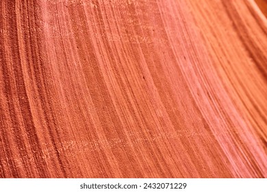 Warm Terracotta Fabric Texture Close-Up