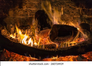 The Warmth Of A Blazing Fireside