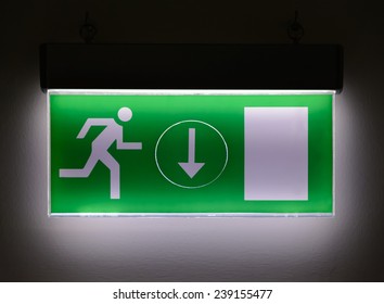 Warning Escape Route Table Stock Photo 239155477 | Shutterstock