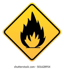 Warning Fire Sign Stock Photo 501628954 | Shutterstock