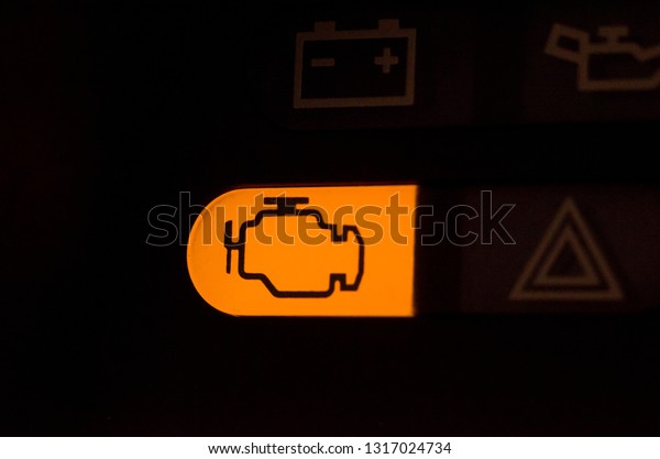 orange sign in car