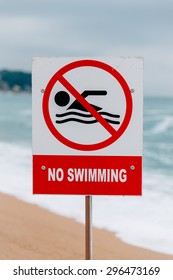 Warning Sign No Swimming Stock Photo 296473169 | Shutterstock