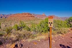 A Warning Sign For Radioactivity From An Abandoned Uranium Mine In The Area Of Horseshoe Mesa At The Grand Canyon.