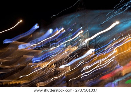 The Warp-Speed Bazaar, the exact millisecond a hyper-drive engine engages right in the middle of a crowded downtown district.