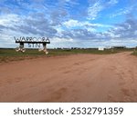 Warrooa Station in Lyndon, Western Australia. Farm land