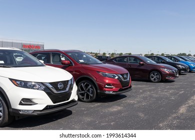 Warsaw - Circa June 2021: Nissan Rogue SUV Display. Nissan Is Part Of The Renault Nissan Alliance.