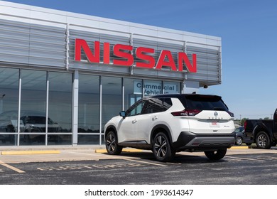 Warsaw - Circa June 2021: Nissan Rogue SUV Display. Nissan Is Part Of The Renault Nissan Alliance.