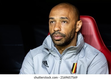 WARSAW, POLAND - 14 JUNE, 2022: UEFA Nations League, Poland VS Belgium 0:1, O.p: Thierry Henry