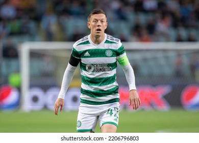 WARSAW, POLAND - 14 SEPTEMBER, 2022: UEFA Champions League Match, FC Shakhtar Donetsk - Celtic FC 1:1, O.p: Callum McGregor Of Celtic