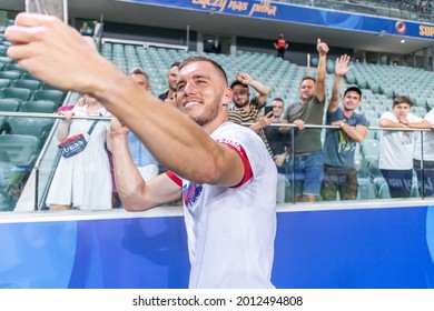 WARSAW, POLAND - 17 JULY, 2021: Polish Supercup Final 2021, Legia Warsaw - Rakow Czestochowa, O.p: Tomas Petrasek Of Rakow