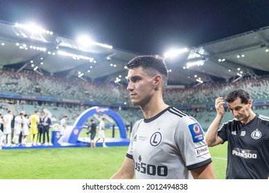 WARSAW, POLAND - 17 JULY, 2021: Polish Supercup Final 2021, Legia Warsaw - Rakow Czestochowa, O.p: Bartosz Kapustka Of Legia