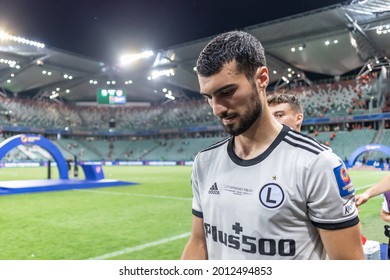 WARSAW, POLAND - 17 JULY, 2021: Polish Supercup Final 2021, Legia Warsaw - Rakow Czestochowa, O.p: Mahir Emreli Of Legia