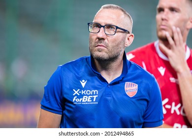 WARSAW, POLAND - 17 JULY, 2021: Polish Supercup Final 2021, Legia Warsaw - Rakow Czestochowa, O.p: Marek Papszun Coach Of Rakow