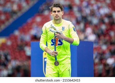 WARSAW, POLAND - 2 MAY, 2022: Lech Poznan - Rakow Czestochowa 1:3, Fortuna Polish Cup Final O.p: Mickey Van Der Hart Of Lech