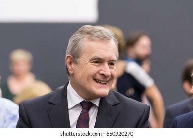 Warsaw, Poland, 2017/19/05, Piotr Glinski, Deputy Prime Minister and Culture Minister of the Republic of Poland during the opening of the exhibition "Hungarian Love" in Ethnographic Museum
