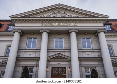 Warsaw, Poland - January 12, 2021: Bellotto Hotel, Former Primates Palace In Warsaw City