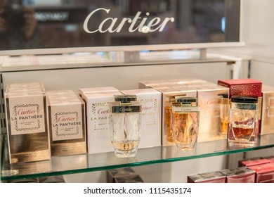 Warsaw Poland May 19 2018 Cartier Stock 