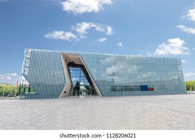 Warsaw, Poland May 31, 2018: Museum Of The History Of Polish Jews 'Polin'