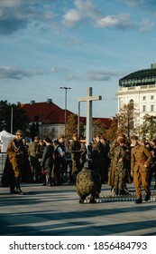 WARSAW, POLAND - SEPTEMBER 14, 2019: Katyn Massacre Memorial Day