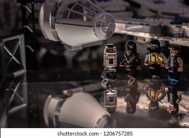 Warsaw, Poland - September 2018 - Lego minifigures ship pilots
