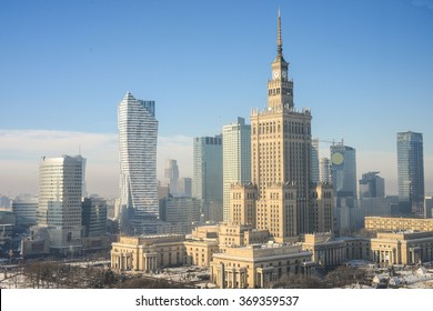 Warsaw skyline, Poland