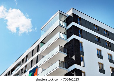 Warsaw,Poland. 25 August 2017. Estate Moko Modern, Luxury Apartment Building  - Shutterstock ID 703461523