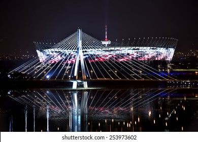 Warsaw/stadium/city By Night