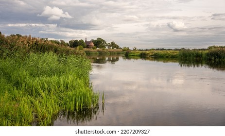 The Warta River In Rogalinek