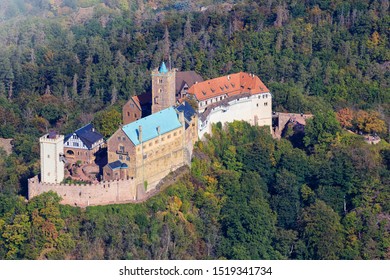 Wartburg Castle, In Eisenach, Germany, Where Martin Luther Translated The Bible Into German.