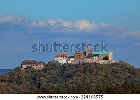 Wartburg Castle in Germany Stock photo © 
