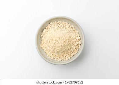 Wasabi Powder On White Background