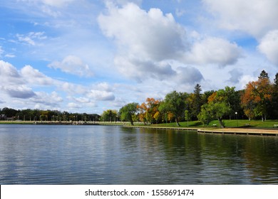 The Wascana Lake In Regina, Saskatchewan