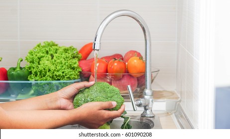  Wash fruits and vegetables