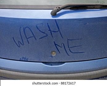 Wash Me - Dirty Car