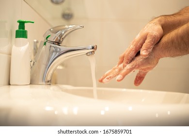 Wash Your Hands To Stop The Virus. It's Important To Wash Your Hands Thoroughly During The Epidemic